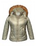 Girls Jacket Quilted Ocean Green
